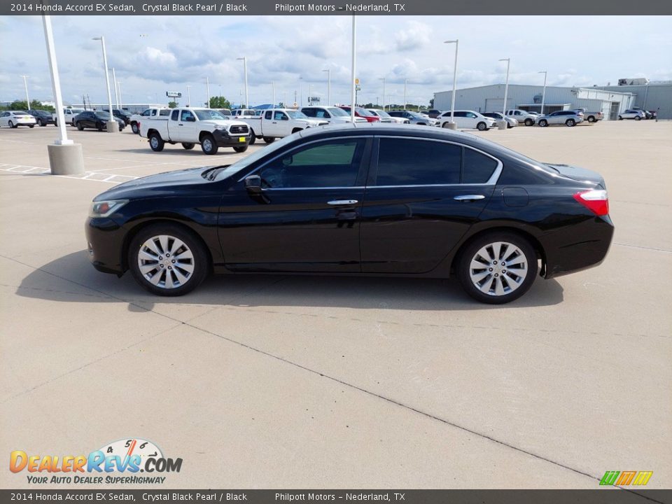 2014 Honda Accord EX Sedan Crystal Black Pearl / Black Photo #4