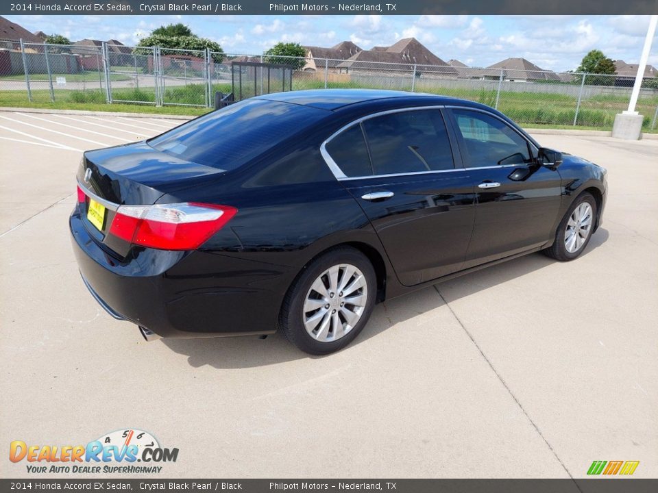 2014 Honda Accord EX Sedan Crystal Black Pearl / Black Photo #7