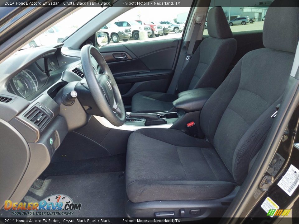 2014 Honda Accord EX Sedan Crystal Black Pearl / Black Photo #10