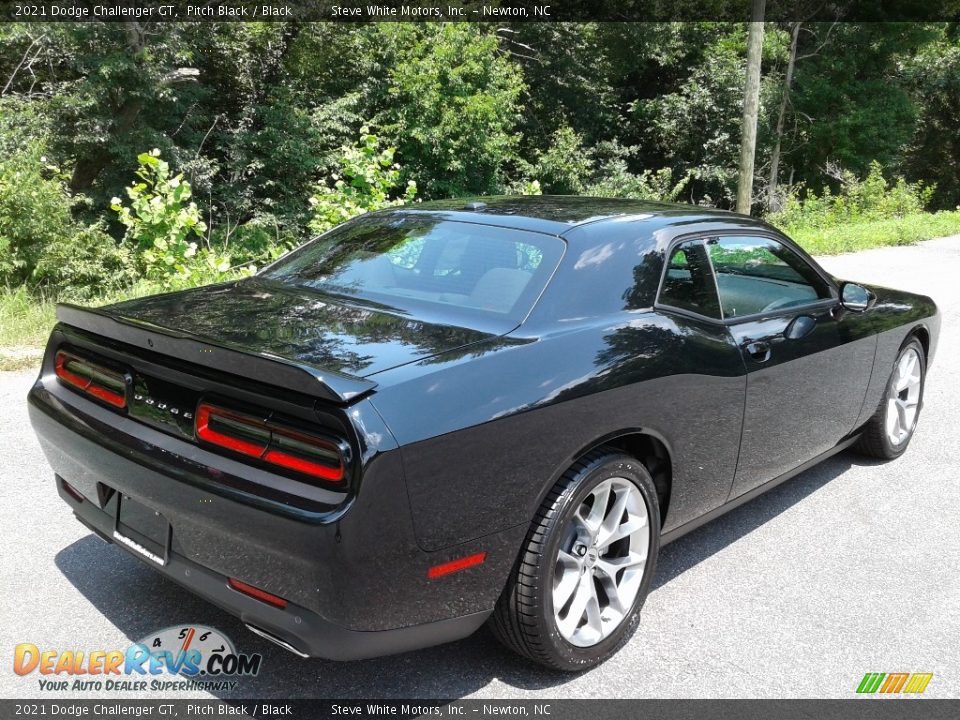 2021 Dodge Challenger GT Pitch Black / Black Photo #6