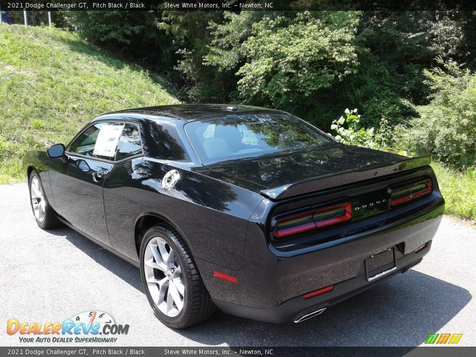 2021 Dodge Challenger GT Pitch Black / Black Photo #8