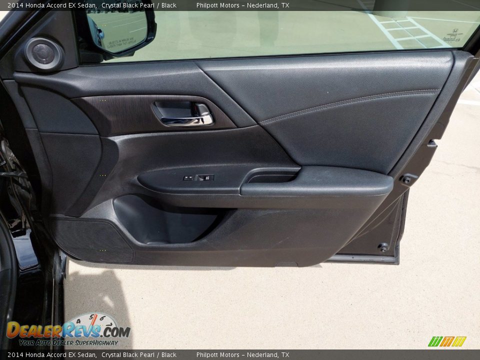 2014 Honda Accord EX Sedan Crystal Black Pearl / Black Photo #28