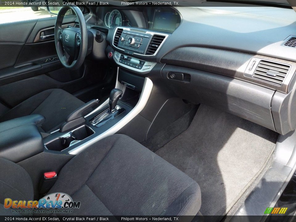 2014 Honda Accord EX Sedan Crystal Black Pearl / Black Photo #30