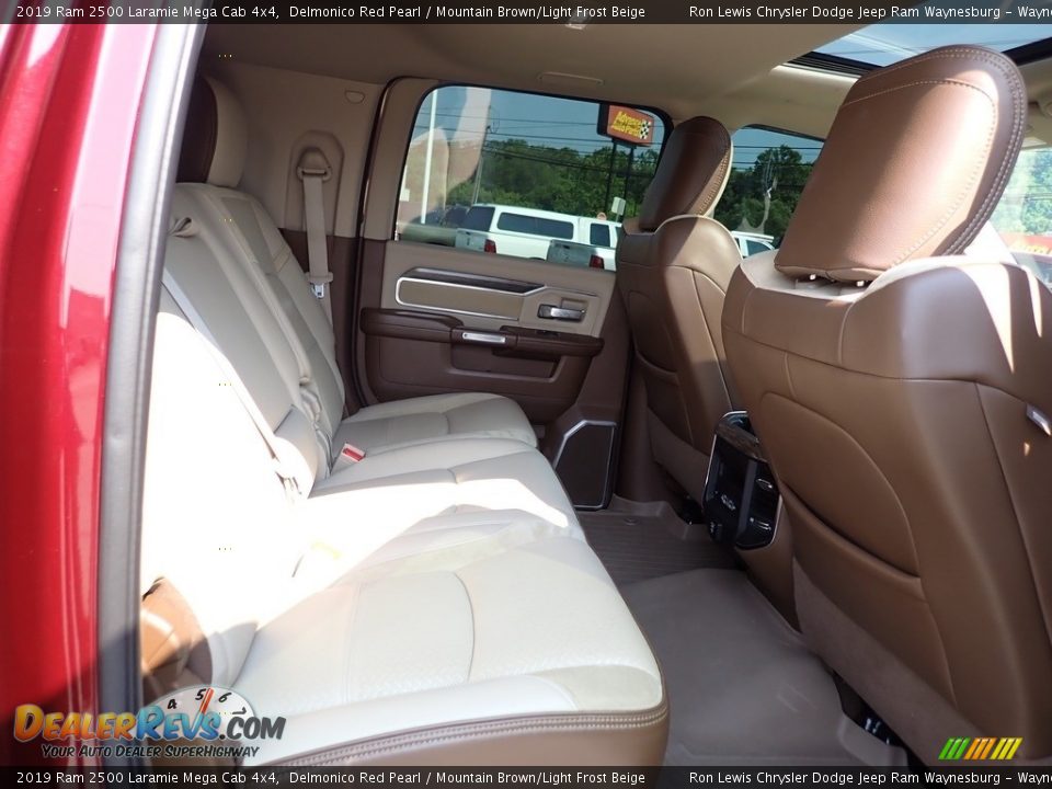 2019 Ram 2500 Laramie Mega Cab 4x4 Delmonico Red Pearl / Mountain Brown/Light Frost Beige Photo #12