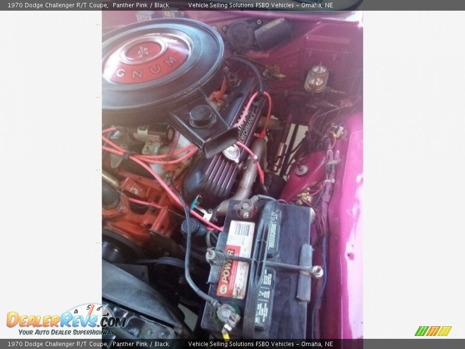 1970 Dodge Challenger R/T Coupe 383 OHV 16-Valve Magnum V8 Engine Photo #14