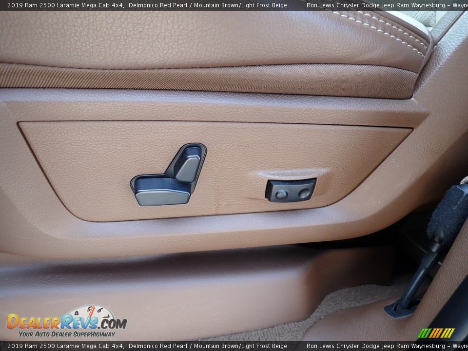 2019 Ram 2500 Laramie Mega Cab 4x4 Delmonico Red Pearl / Mountain Brown/Light Frost Beige Photo #16