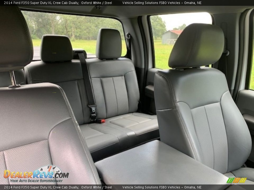 Front Seat of 2014 Ford F350 Super Duty XL Crew Cab Dually Photo #12