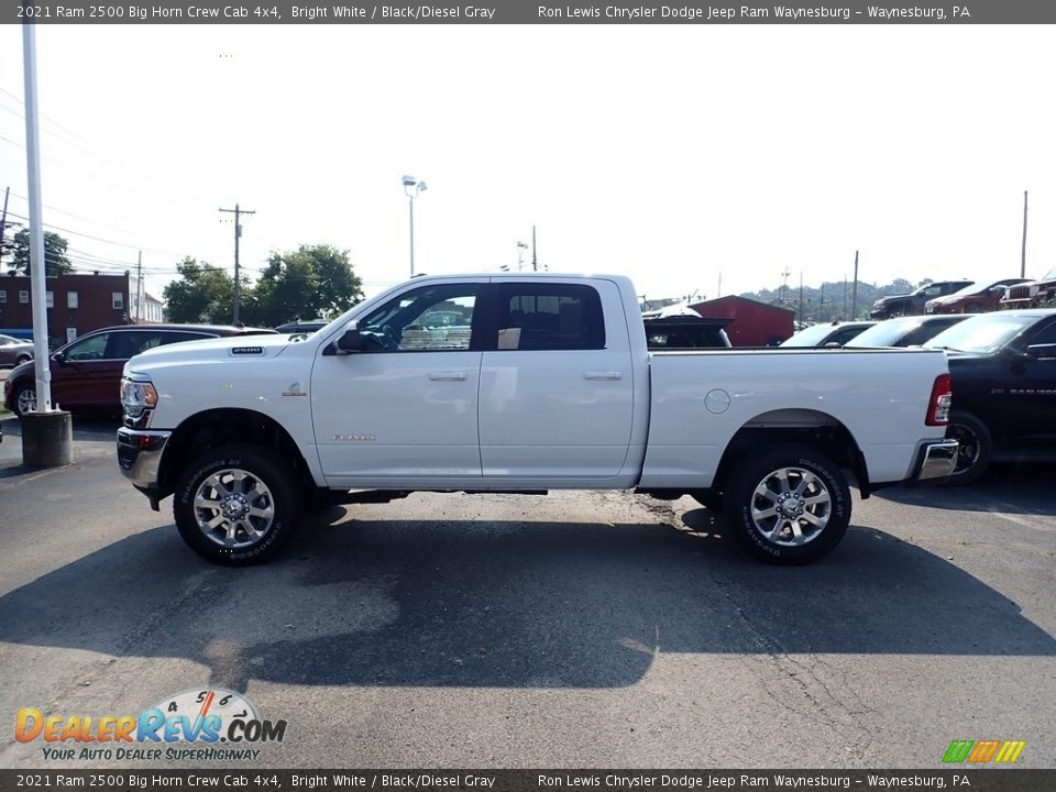 2021 Ram 2500 Big Horn Crew Cab 4x4 Bright White / Black/Diesel Gray Photo #2