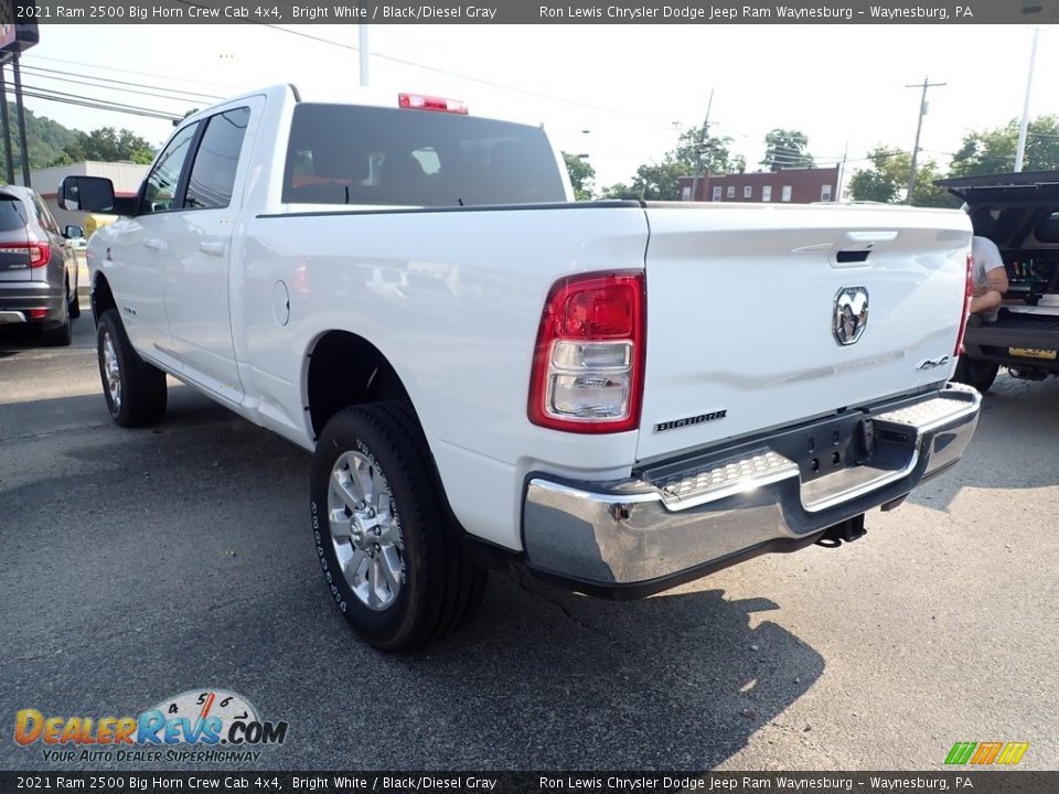 2021 Ram 2500 Big Horn Crew Cab 4x4 Bright White / Black/Diesel Gray Photo #3