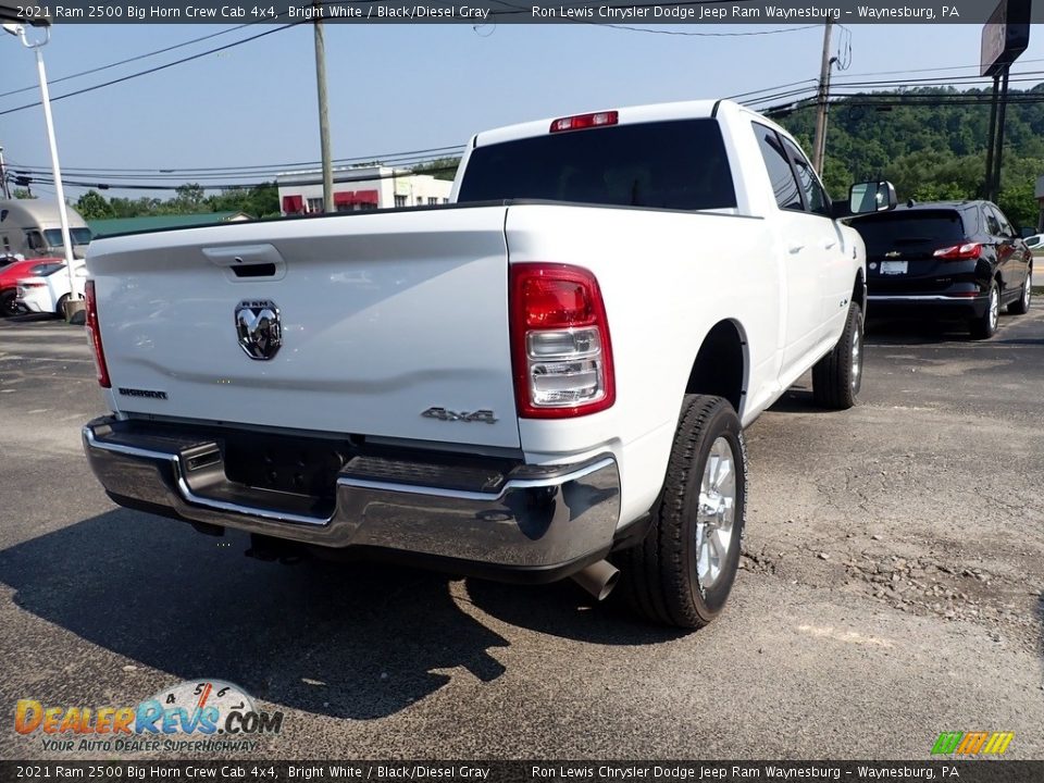 2021 Ram 2500 Big Horn Crew Cab 4x4 Bright White / Black/Diesel Gray Photo #5