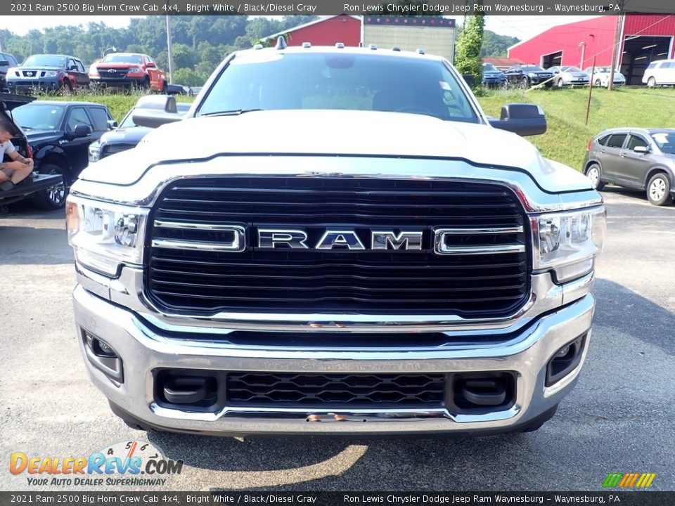 2021 Ram 2500 Big Horn Crew Cab 4x4 Bright White / Black/Diesel Gray Photo #8