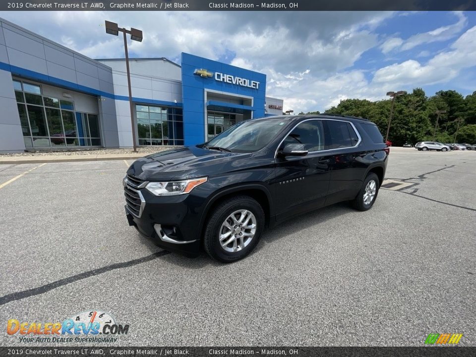 2019 Chevrolet Traverse LT AWD Graphite Metallic / Jet Black Photo #1