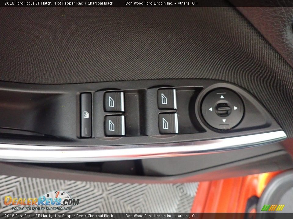 2018 Ford Focus ST Hatch Hot Pepper Red / Charcoal Black Photo #21