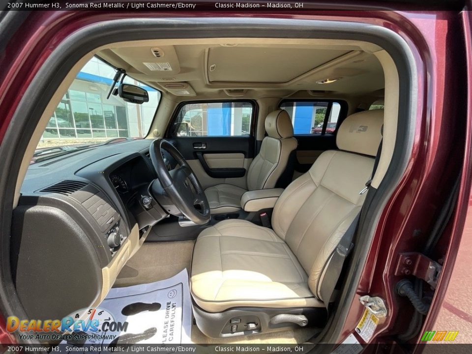 2007 Hummer H3 Sonoma Red Metallic / Light Cashmere/Ebony Photo #3