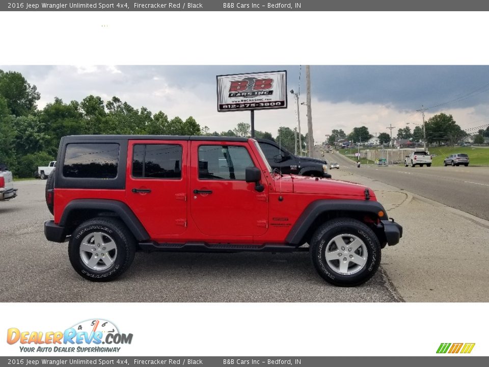 2016 Jeep Wrangler Unlimited Sport 4x4 Firecracker Red / Black Photo #1