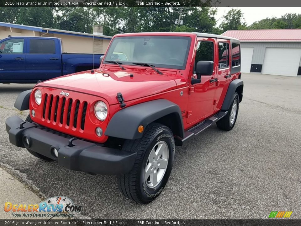 2016 Jeep Wrangler Unlimited Sport 4x4 Firecracker Red / Black Photo #22