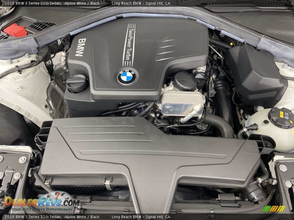 2018 BMW 3 Series 320i Sedan Alpine White / Black Photo #12