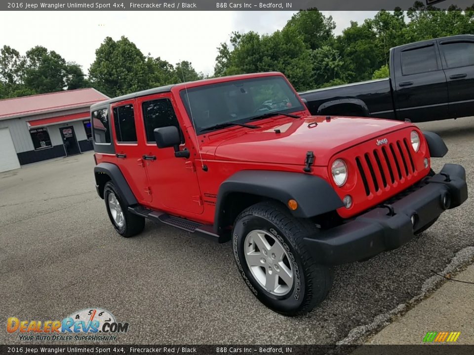 2016 Jeep Wrangler Unlimited Sport 4x4 Firecracker Red / Black Photo #23