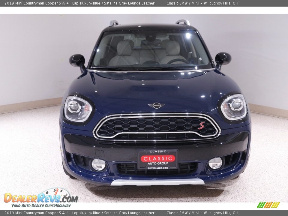 2019 Mini Countryman Cooper S All4 Lapisluxury Blue / Satellite Gray Lounge Leather Photo #2