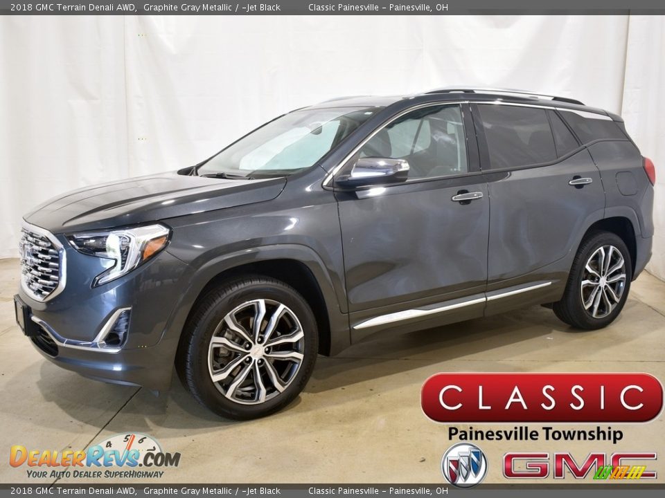 2018 GMC Terrain Denali AWD Graphite Gray Metallic / ­Jet Black Photo #1