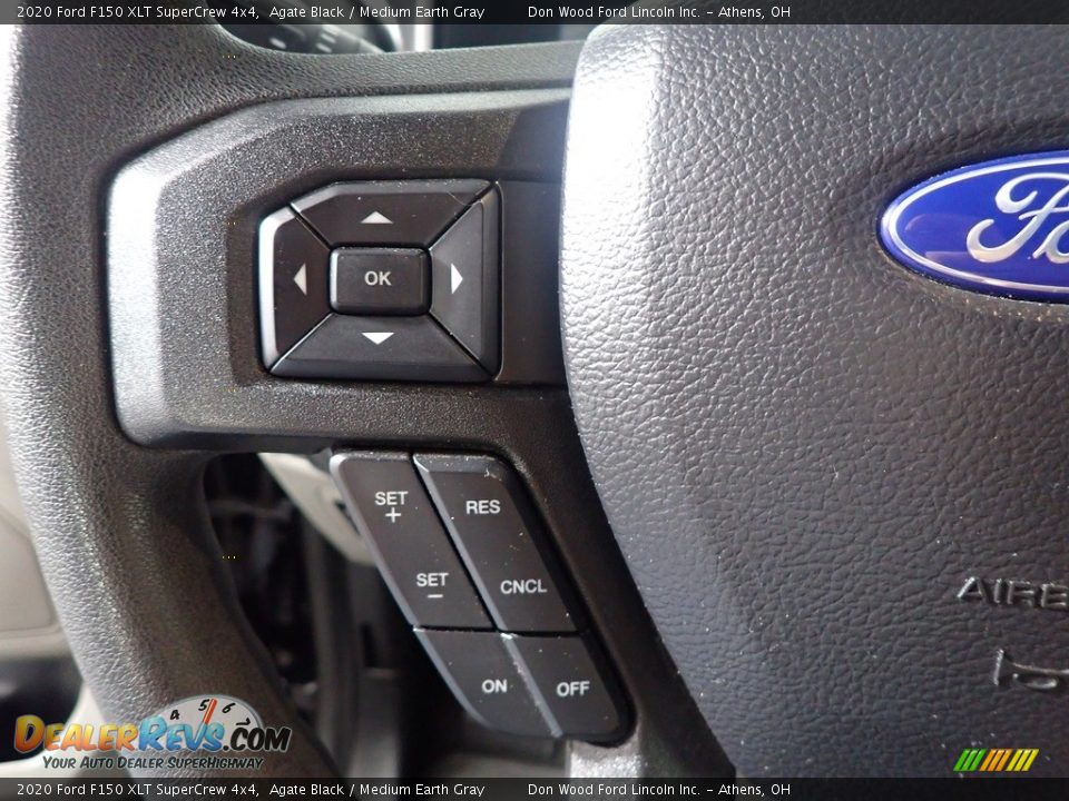 2020 Ford F150 XLT SuperCrew 4x4 Agate Black / Medium Earth Gray Photo #29