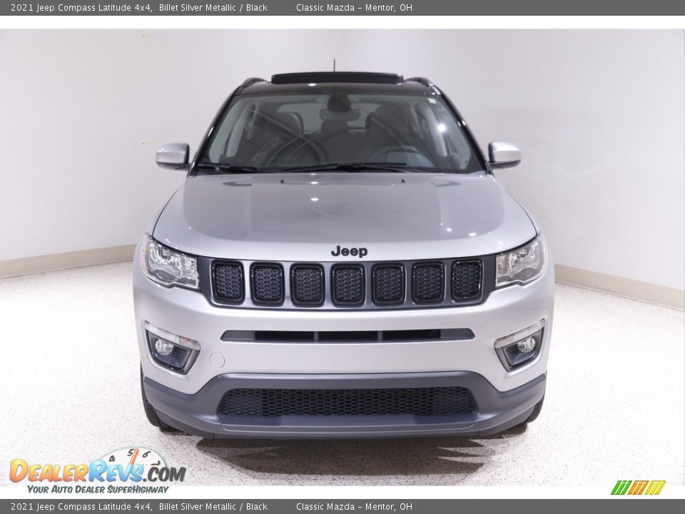 2021 Jeep Compass Latitude 4x4 Billet Silver Metallic / Black Photo #2