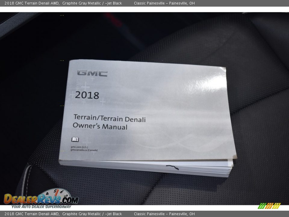 2018 GMC Terrain Denali AWD Graphite Gray Metallic / ­Jet Black Photo #17