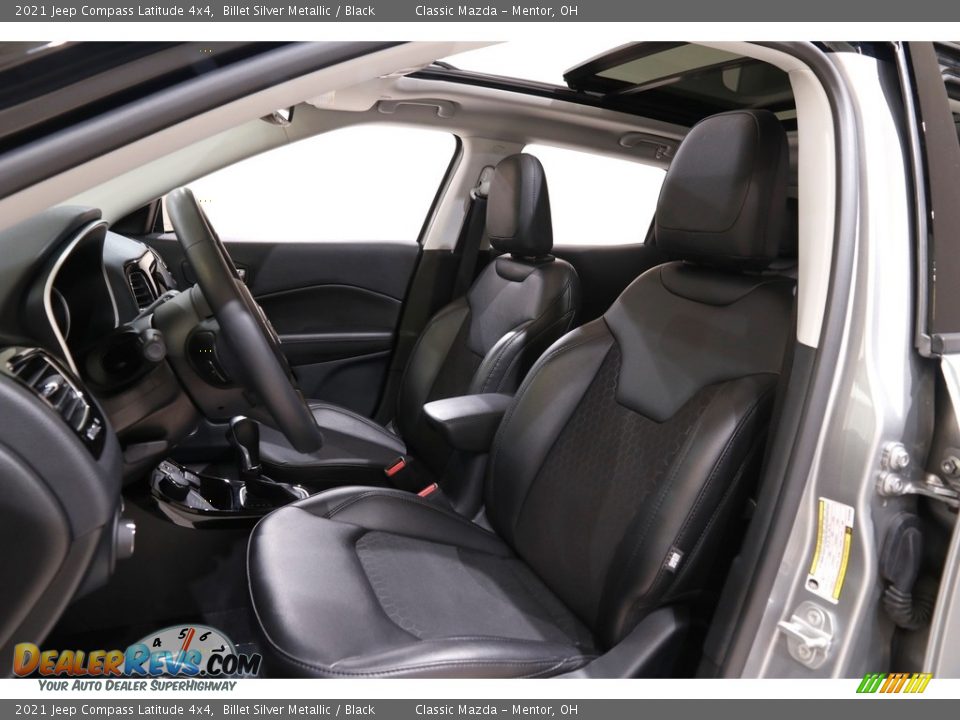 2021 Jeep Compass Latitude 4x4 Billet Silver Metallic / Black Photo #5