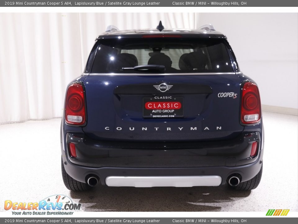 2019 Mini Countryman Cooper S All4 Lapisluxury Blue / Satellite Gray Lounge Leather Photo #18