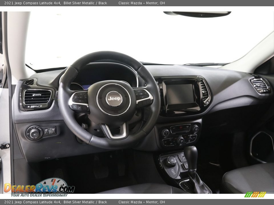 2021 Jeep Compass Latitude 4x4 Billet Silver Metallic / Black Photo #6