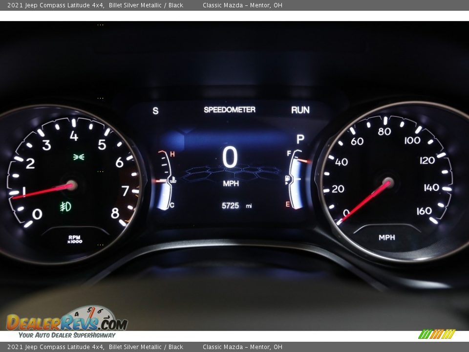 2021 Jeep Compass Latitude 4x4 Billet Silver Metallic / Black Photo #8