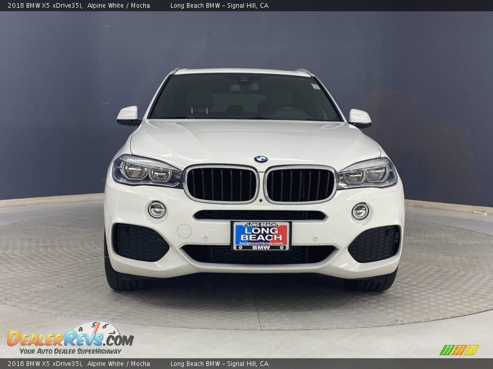 2018 BMW X5 xDrive35i Alpine White / Mocha Photo #2