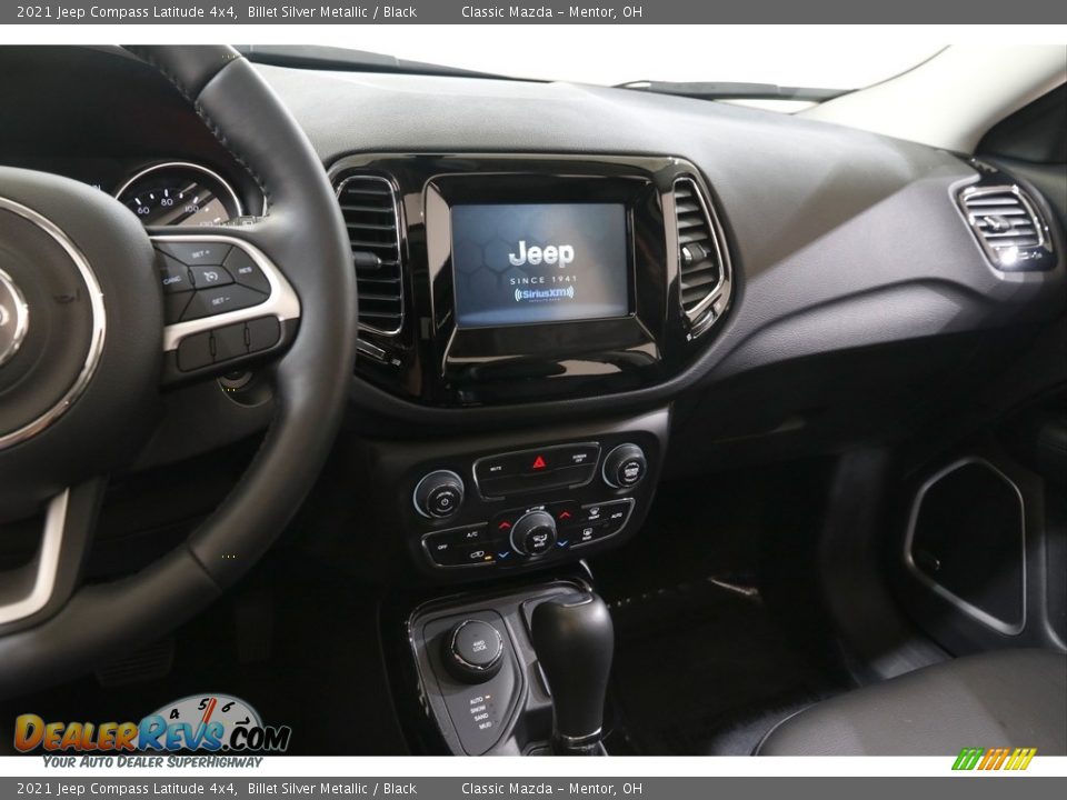 2021 Jeep Compass Latitude 4x4 Billet Silver Metallic / Black Photo #9