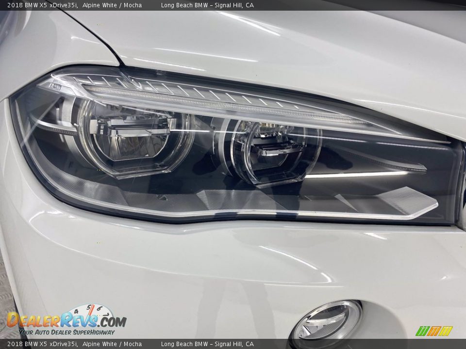 2018 BMW X5 xDrive35i Alpine White / Mocha Photo #7