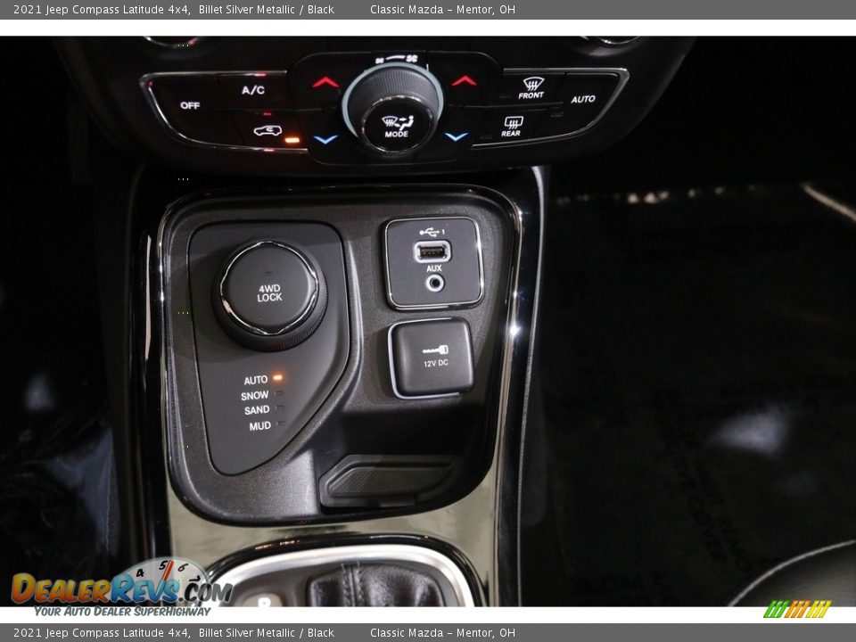 2021 Jeep Compass Latitude 4x4 Billet Silver Metallic / Black Photo #15