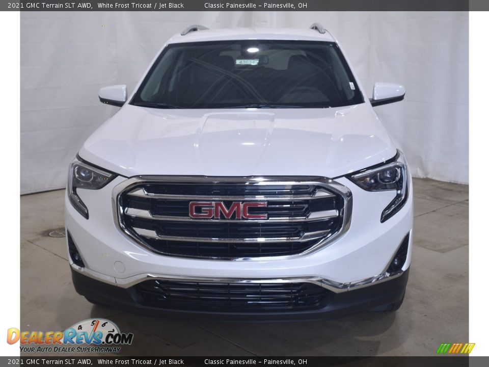 2021 GMC Terrain SLT AWD White Frost Tricoat / Jet Black Photo #4