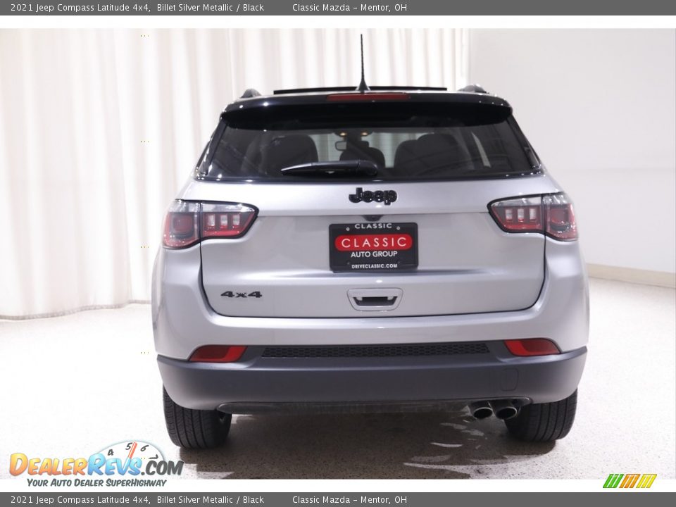 2021 Jeep Compass Latitude 4x4 Billet Silver Metallic / Black Photo #19