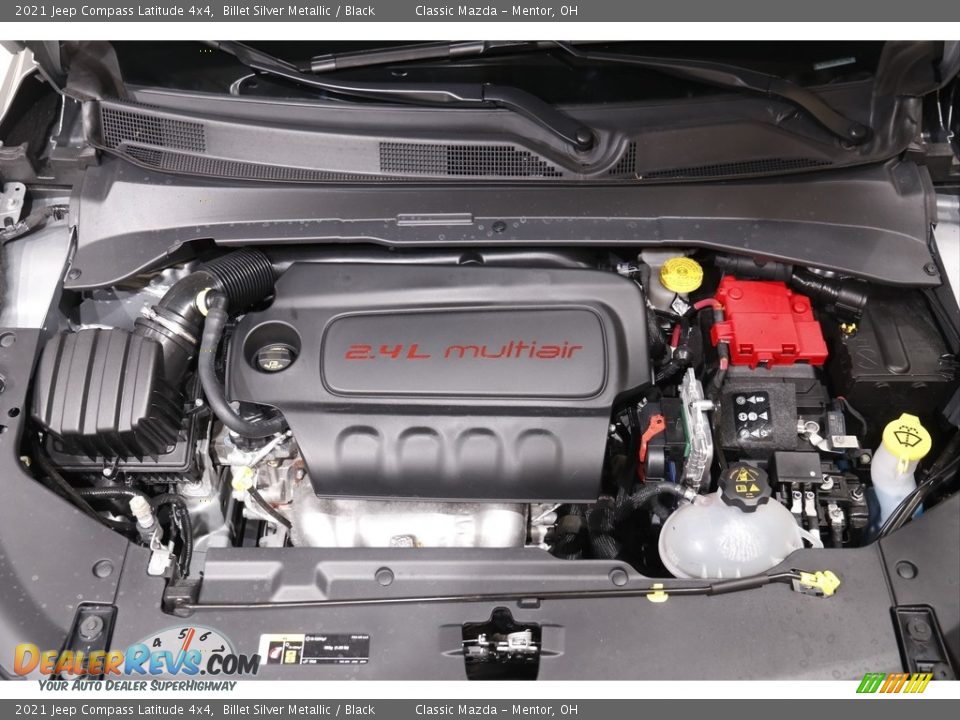 2021 Jeep Compass Latitude 4x4 Billet Silver Metallic / Black Photo #20