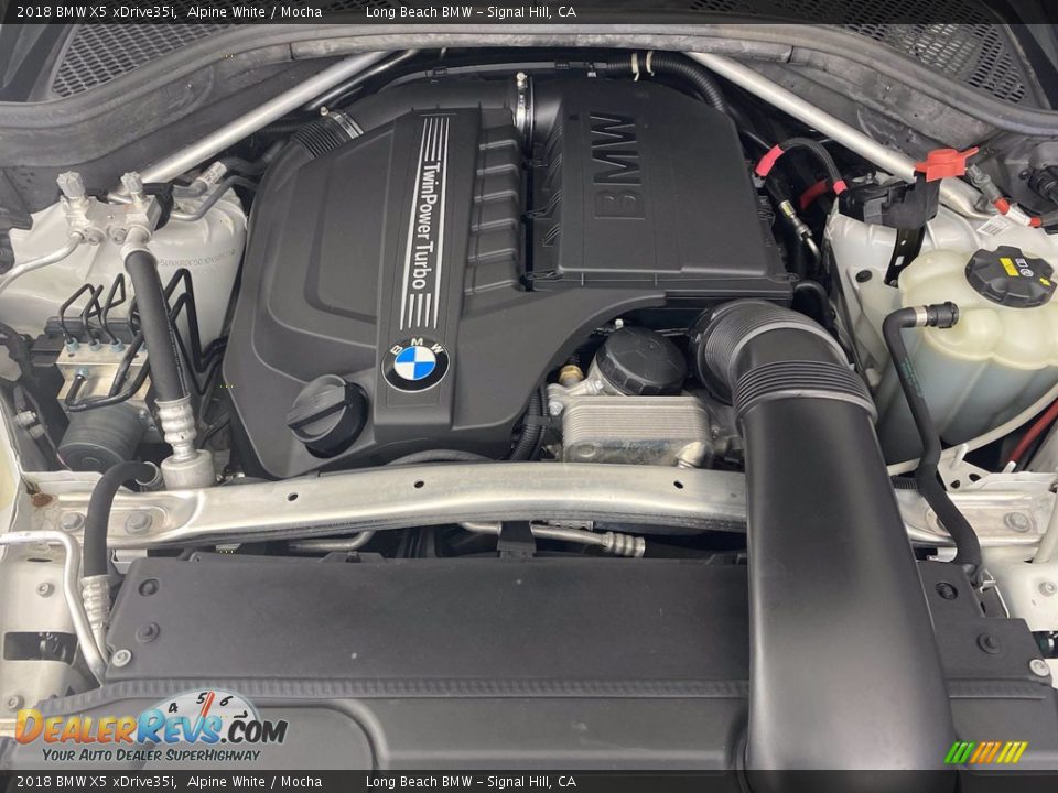 2018 BMW X5 xDrive35i Alpine White / Mocha Photo #12