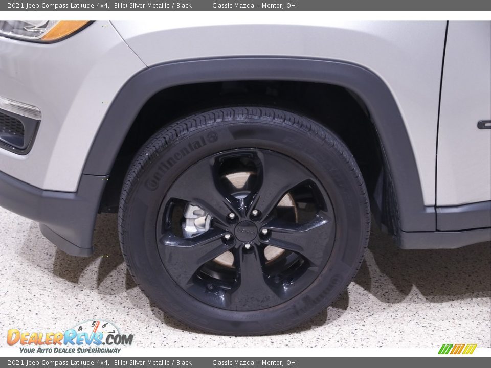 2021 Jeep Compass Latitude 4x4 Billet Silver Metallic / Black Photo #21