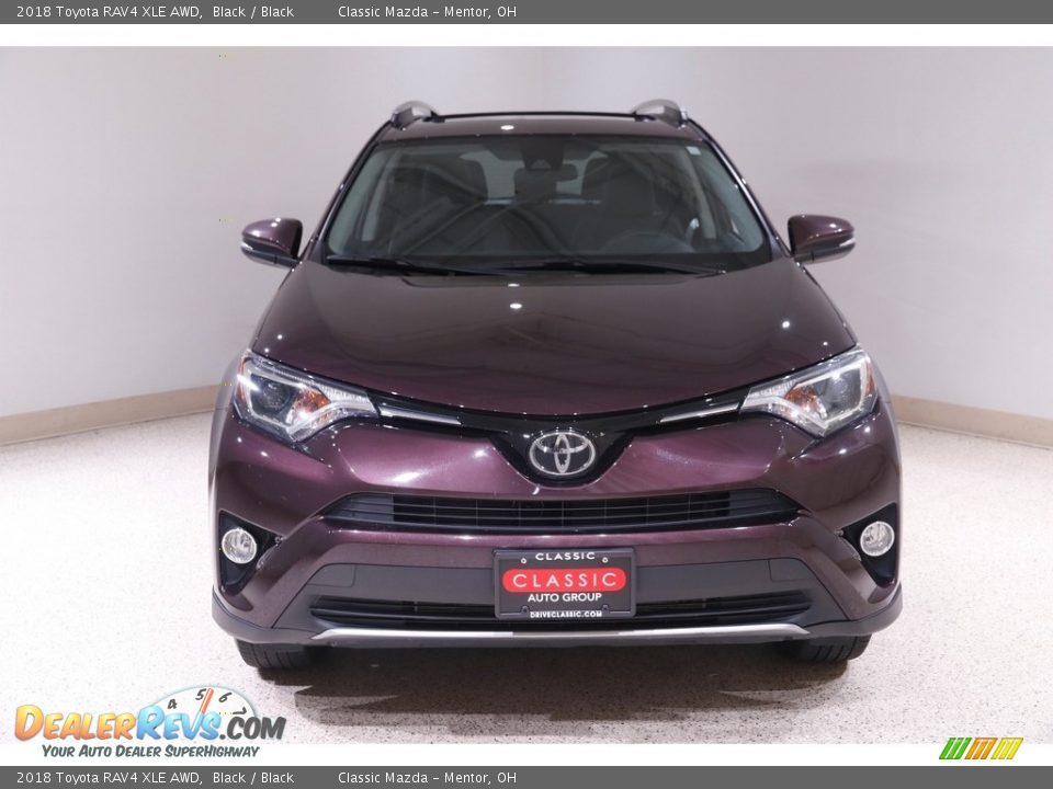 2018 Toyota RAV4 XLE AWD Black / Black Photo #2