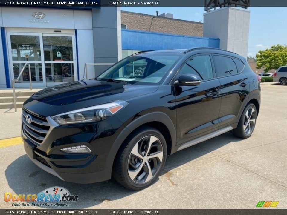 2018 Hyundai Tucson Value Black Noir Pearl / Black Photo #1