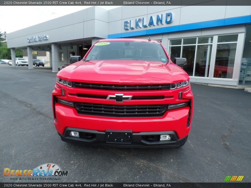 2020 Chevrolet Silverado 1500 RST Crew Cab 4x4 Red Hot / Jet Black Photo #3