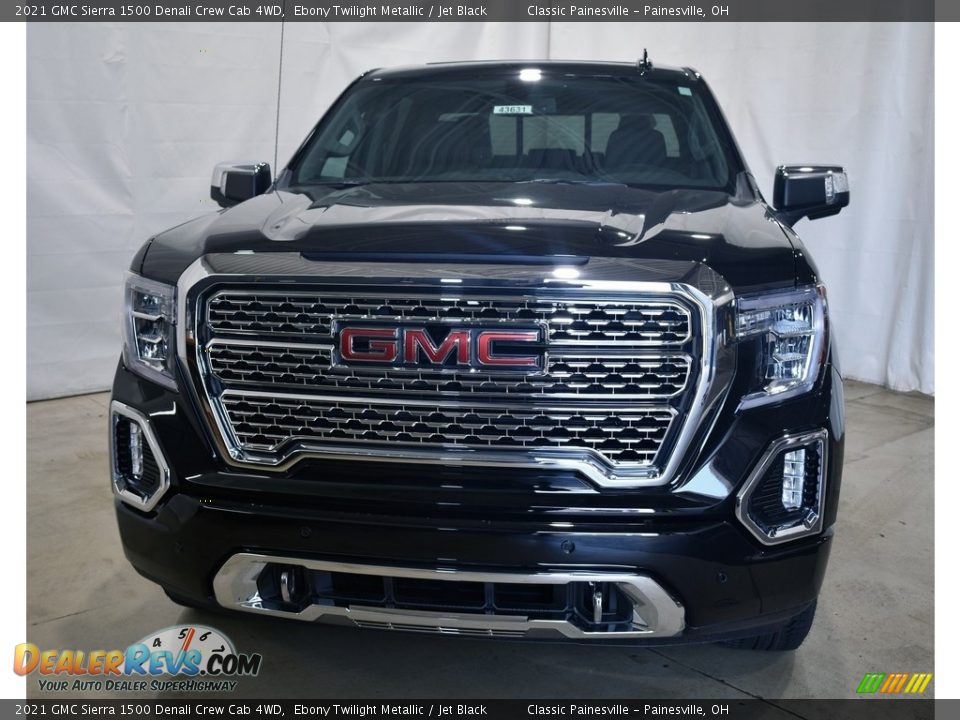 2021 GMC Sierra 1500 Denali Crew Cab 4WD Ebony Twilight Metallic / Jet Black Photo #4