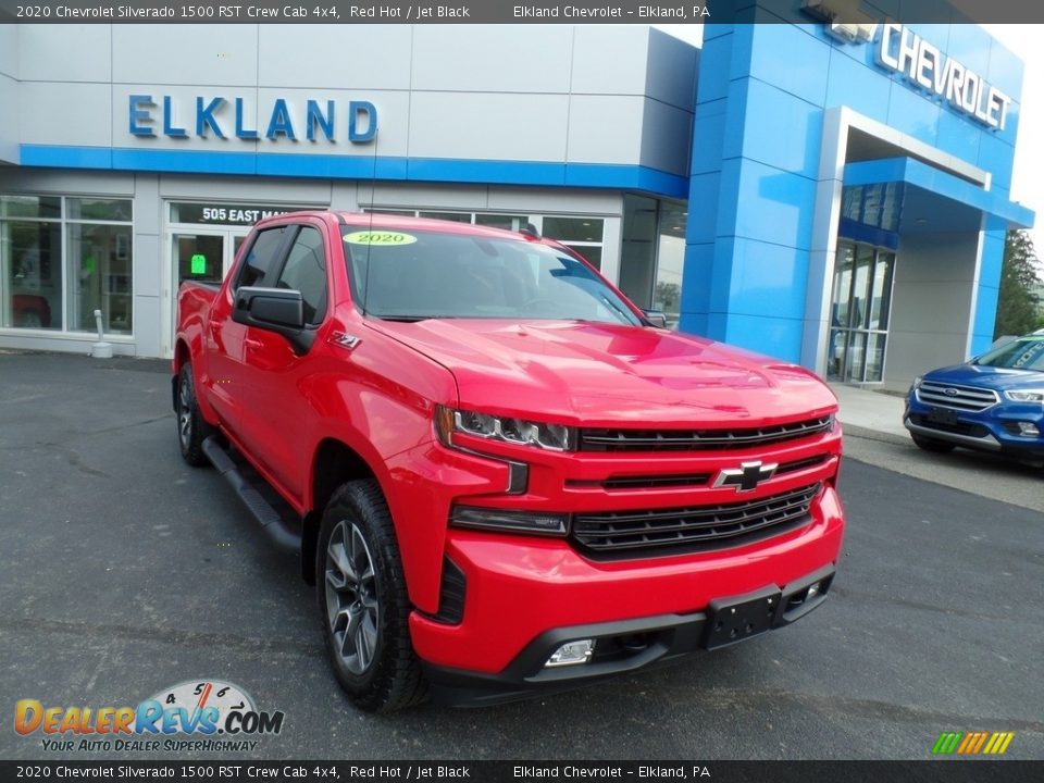 2020 Chevrolet Silverado 1500 RST Crew Cab 4x4 Red Hot / Jet Black Photo #4