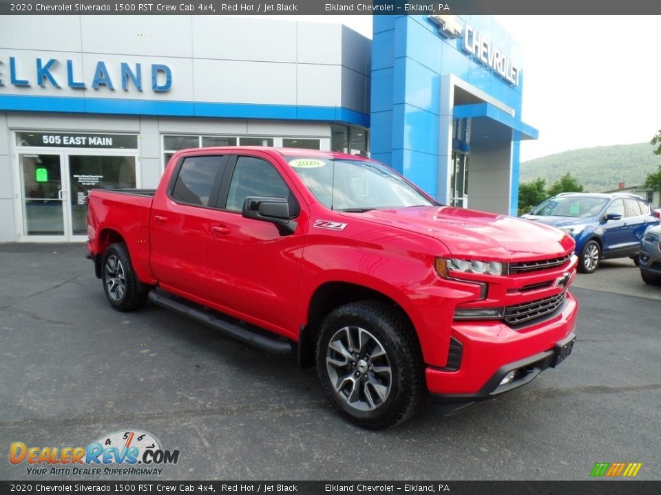 2020 Chevrolet Silverado 1500 RST Crew Cab 4x4 Red Hot / Jet Black Photo #5