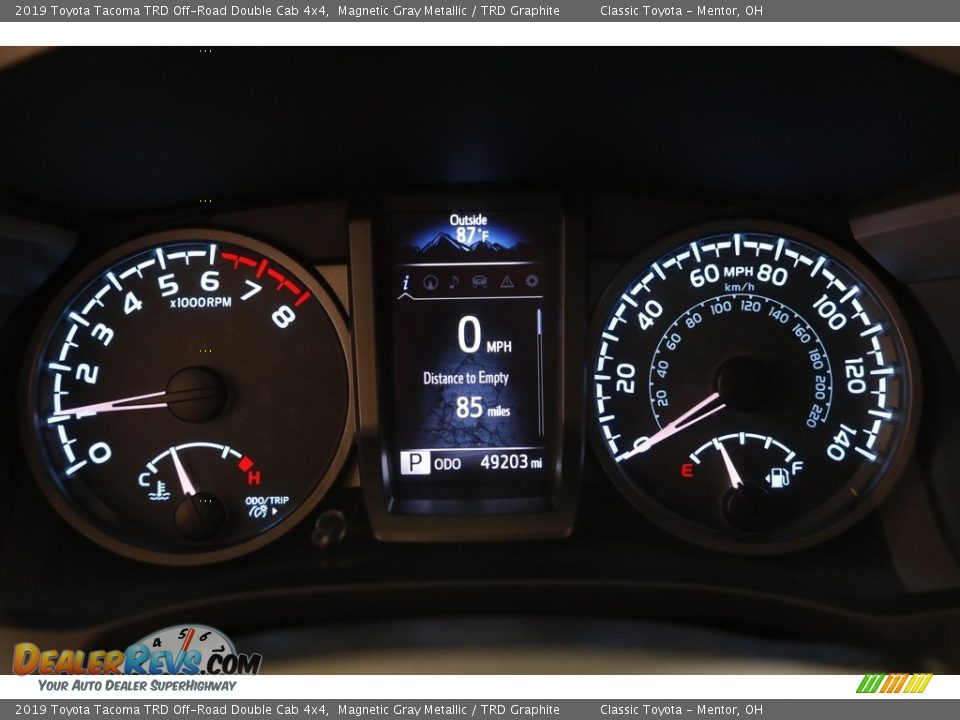 2019 Toyota Tacoma TRD Off-Road Double Cab 4x4 Magnetic Gray Metallic / TRD Graphite Photo #9