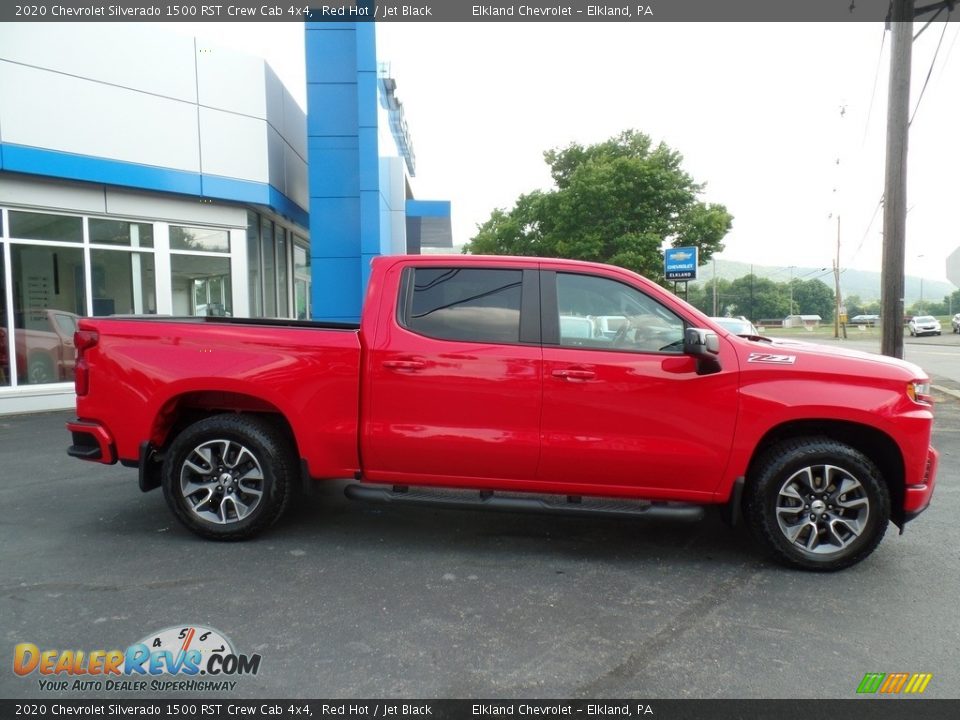 2020 Chevrolet Silverado 1500 RST Crew Cab 4x4 Red Hot / Jet Black Photo #6