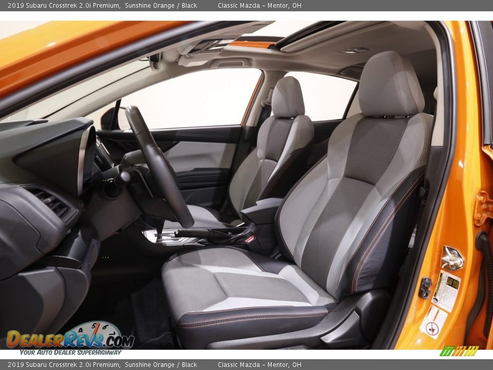 2019 Subaru Crosstrek 2.0i Premium Sunshine Orange / Black Photo #5