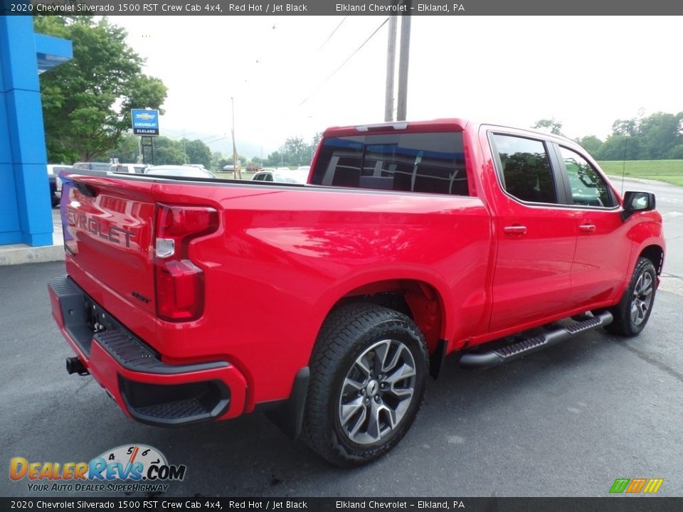 2020 Chevrolet Silverado 1500 RST Crew Cab 4x4 Red Hot / Jet Black Photo #7